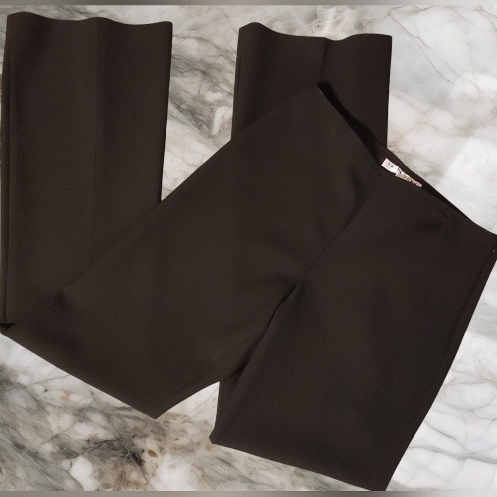 NEW Trina Turk Flat-Front Black Dress Pants Size 6